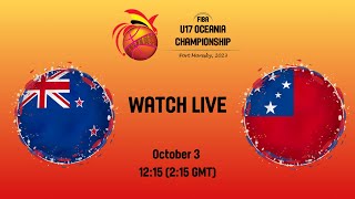 New Zealand v Samoa | Full Basketball Game
