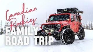 A very chilly but beatiful, Canadian Rockies family road trip