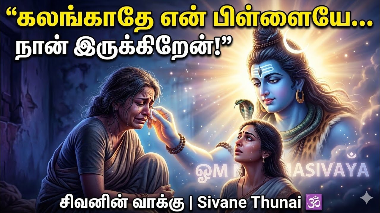 கலங்காதே என் பிள்ளையே, நான் இருக்கிறேன்! - சிவனின் வாக்கு | Sivane Thunai