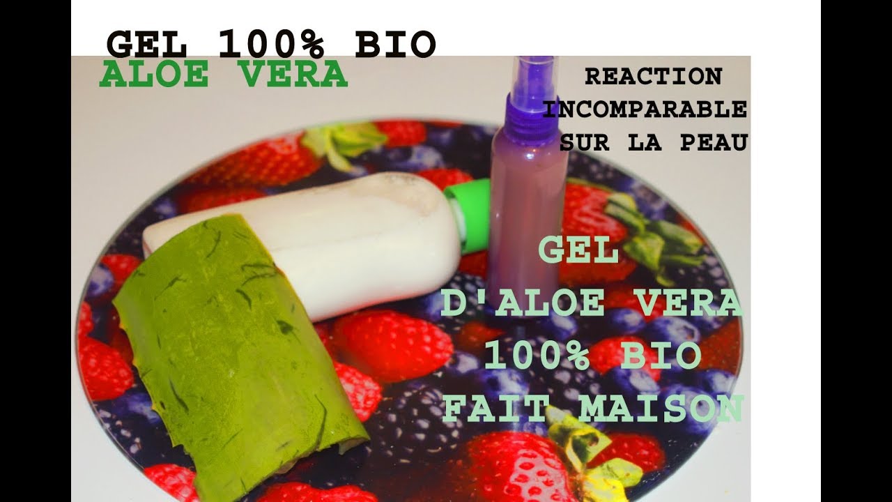 ( TUTTO ) COMMENT FAIRE LE GEL INCOMPARABLE D'ALOE VERA 100% BIOFAIT