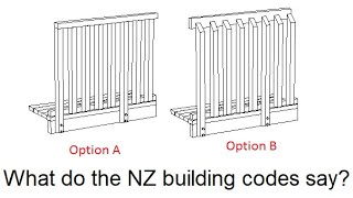 Handrails for New Zealand decks - the infilling of handrails