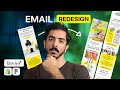 Watch me redesign welcome flow email design | click rate improvement klaviyo shopify email marketing