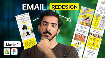 Watch me redesign welcome flow email design | click rate improvement klaviyo shopify email marketing