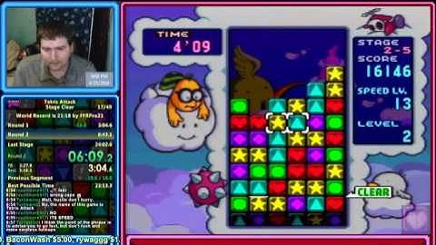 [Speedrun] Tetris Attack - Stage Clear in 23:43