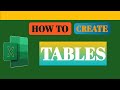 Excel for beginners  the complete guide  how to create a table in excel spreadsheet basics