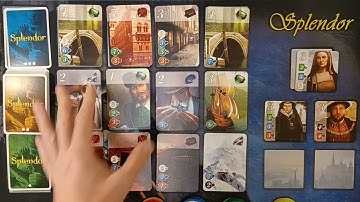 Splendor playmat how to play setup review board game accessories play mat bling krone AmassGames