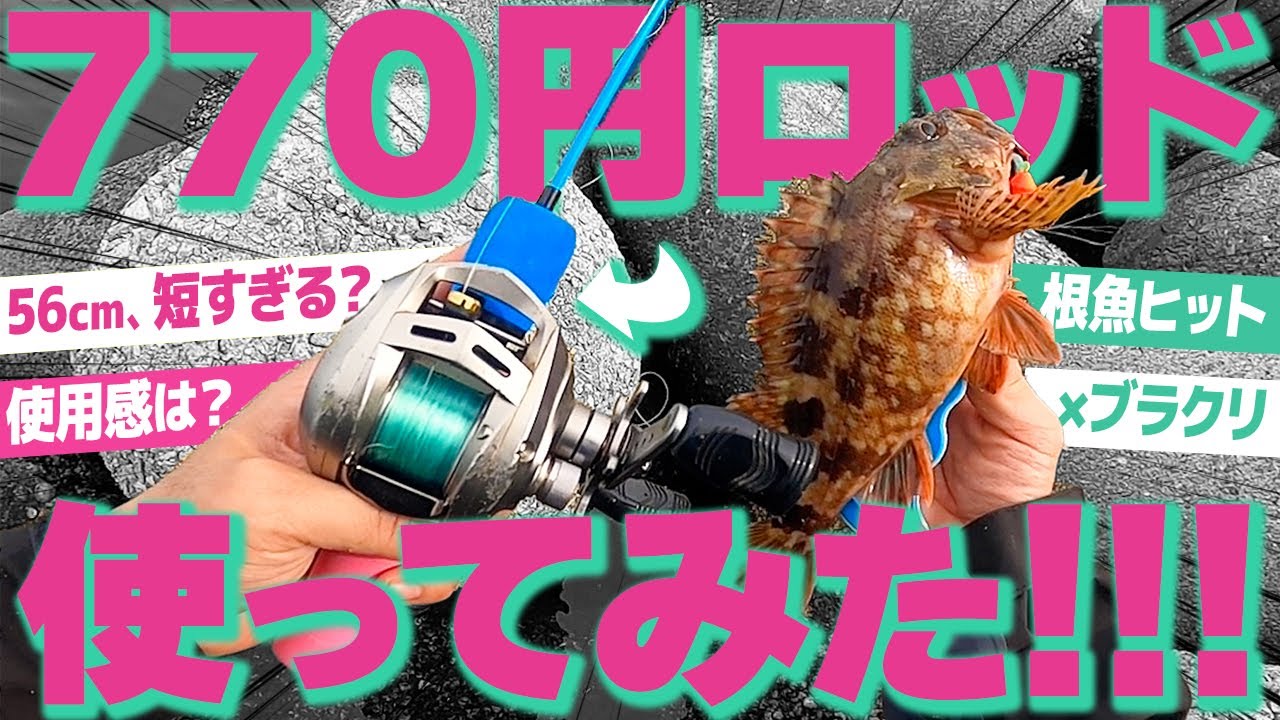 ダイソー】遂に穴釣りロッド登場!700円とは思えないクオリティに大興奮