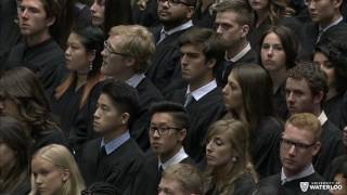 UWaterloo Spring 2016 Convocation - Environment