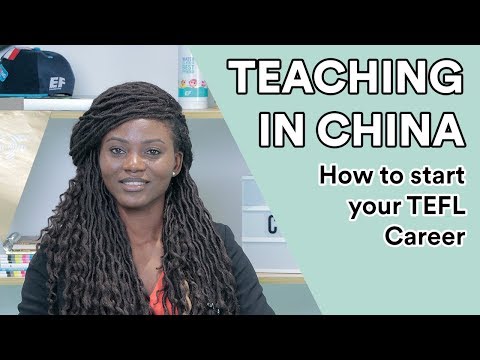 중국에서의 교육 : TEFL 경력을 시작하는 방법