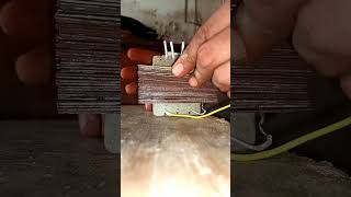 today transformer core fitting #youtube #singlephase #shorts #transformer #make #fitting #electric