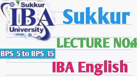 English error detection in sentence ll IBA screening test preparation lec.4 ll