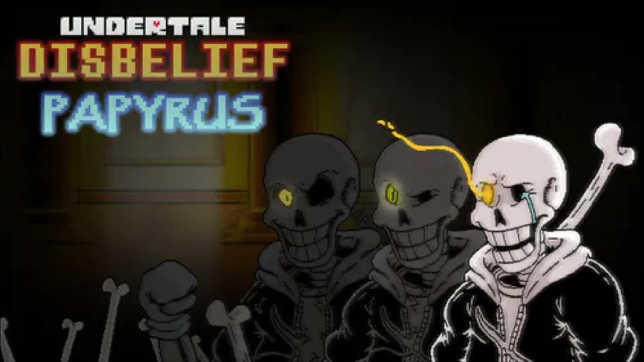 Backbone Undertale Disbelief Papyrus YouTube