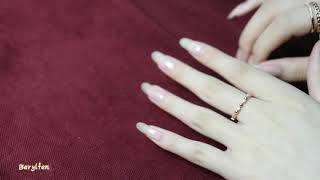 ASMRNatural long nails. Tapping，Scratching the bear，Sleeping，