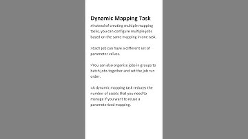 Dynamic Mapping Task in informatica cloud 2025#informaticaiics #iics #etl #easy#interviews