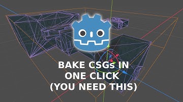 GigaBake - Godot Plugin for CSG, Collision, and Occluder Baking (Link in Desc)