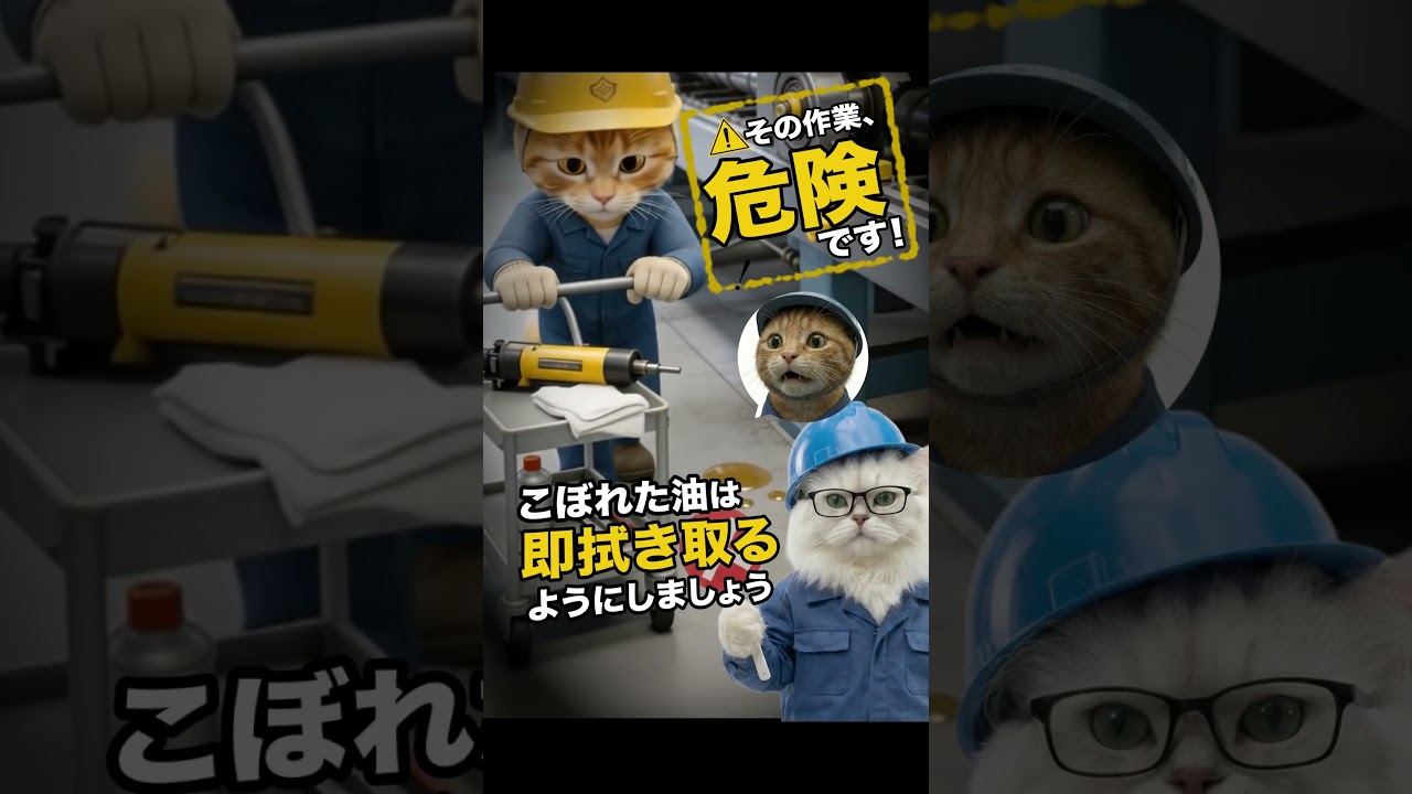 新人猫の現場ヒヤリ・ハット〜油編〜