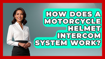 How Does A Motorcycle Helmet Intercom System Work? - Ride or Die Motorcycles
