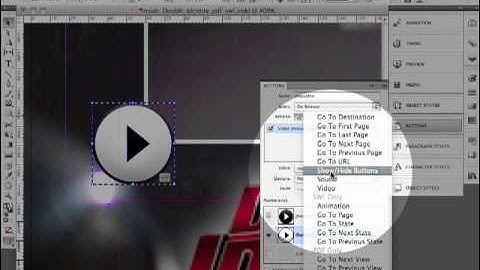 Using the show/hide button action in InDesign CS5