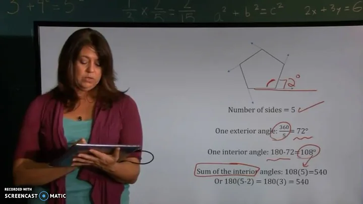 Exterior and Interior Angles of Regular Polygons