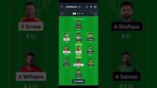 ZIM vs PAK Dream11, ZIM vs PAK Dream11 Prediction, Zimbabwe vs Pakistan ODI  Dream11 Team Today
