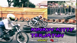 Detik-Detik Joki Cantik Lepas Kendali Ims Dragbike Kediri 2019