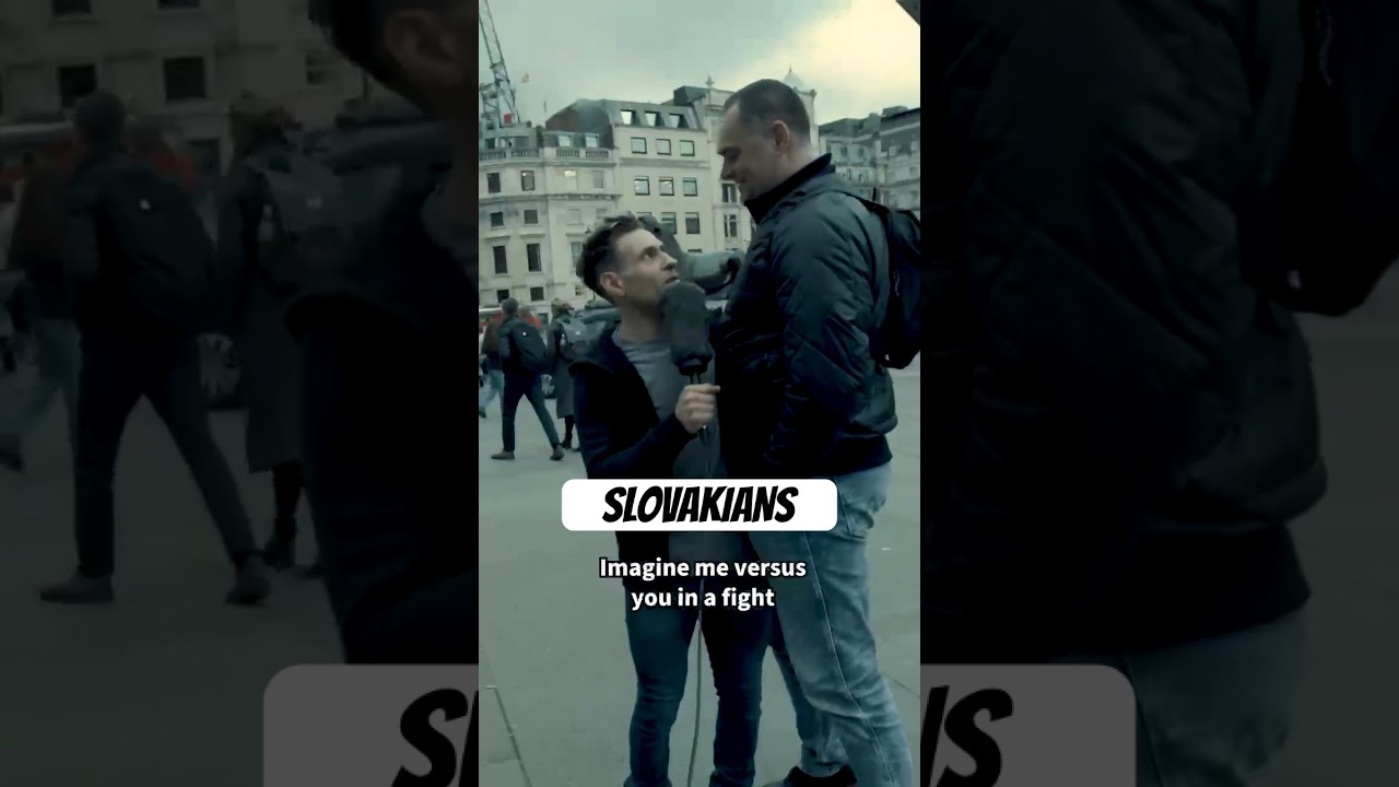 Slovakians 🇸🇰 Floored him after this 🥊  #london #crowdwork #comedy #funny