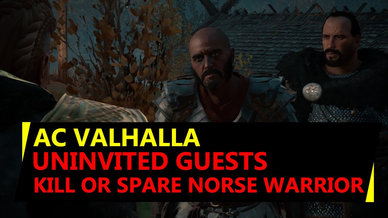 Ac Valhalla Uninvited Guests Choice - Free Or Kill Dane