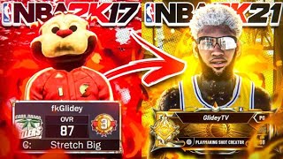 THE EVOLUTION OF LEGEND GLIDEY 2K17 - 2K21