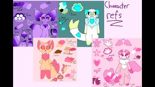 All Character Reference Sheets :D