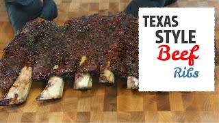 Texas Style Beef Ribs | How To Smoke Beef Ribs | Traeger