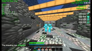 Kid using KillAura on OpTicCraft.tv