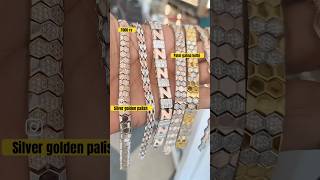 Silver jens golden bracelet designs | Silver jens bracelet designs #silverbracelets #shortsfeed