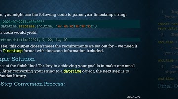 How to Convert a Timestamp String to a Timestamp in Pandas