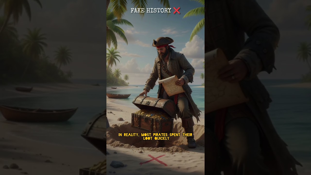 Пираты не закапывали сокровища ❌🏴‍☠️