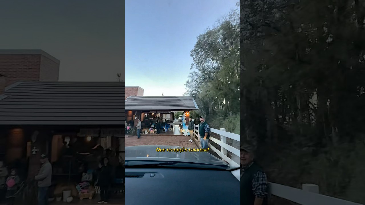 A chegada em nossa casa