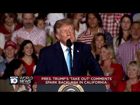 Trump's 'take out' comments about San Diego, Los Angeles spark backlash