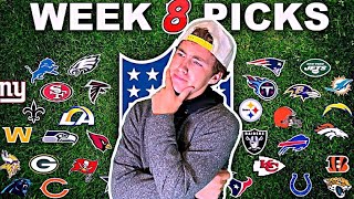 We Picked EVERY Nfl Game for Week 8! LOSER GETS SLAPPED