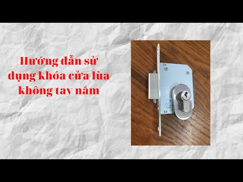 Video Hướng dẫn sử dụng khóa cửa lùa âm (V88) - youtube