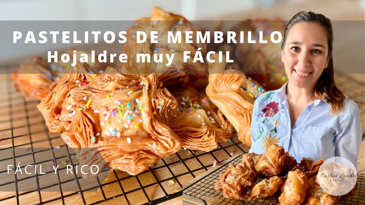 PASTELITOS CASEROS DE MEMBRILLO | RECETA de hojaldre FÁCIL |