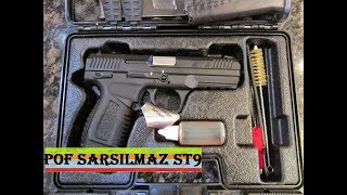 Pistol Pofsarsilmaz st9 Caliber 9x19 Mm Unbox And Review