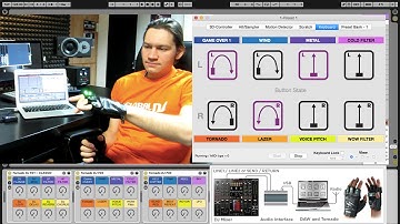Tornado A1 MIDI Gloves User Guide. How to work with Ableton Live and Traktor Pro.