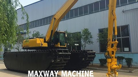 MAXWAY hydraulic dredge pump for amphibious excavator
