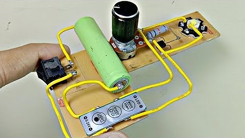 LED STROBE LIGHT CIRCUIT WITH ANALOG DIMMER MODE USING 20K POTENTIAL RESISTOR