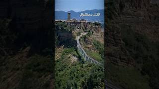 Everyday Italy 🇮🇹Eternal Faith. Civita di Bagnoregio: Italy’s Hidden Pedestrian Village