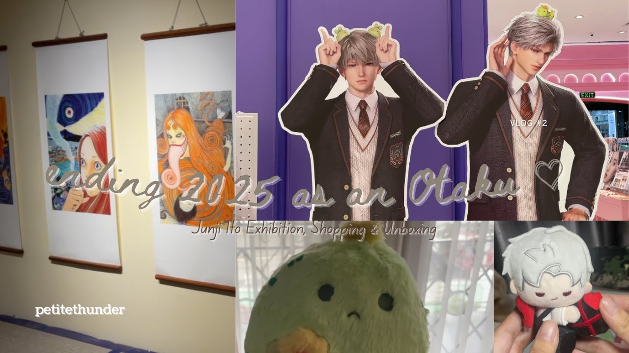 Ending 2025 as an Otaku ♡ | Junji Ito Exhibition, Shopping & Unboxing