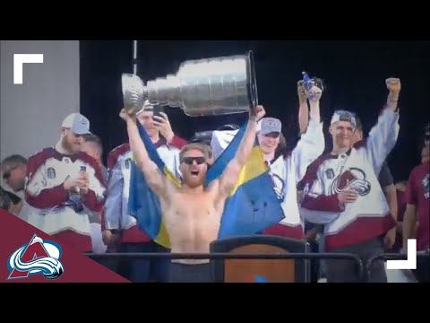 Video: Gabriel Landeskog's daughter sips from Stanley Cup after win