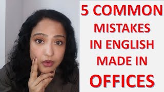 5 Common Mistakes in English Made In Offices screenshot 5