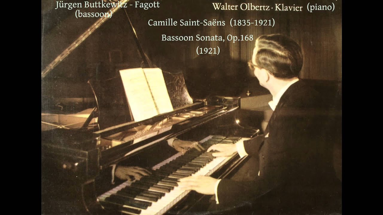 SaintSaëns Bassoon Sonata (1921) YouTube