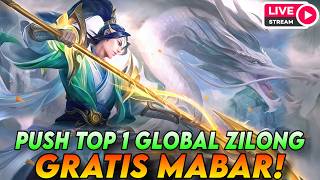 (LIVE) ZILONG 13.000 PERTANDINGAN PUSH TOP 1 GLOBAL - MOBILE LEGENDS