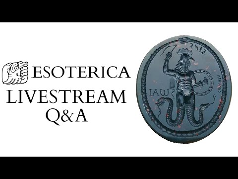 Esoterica Livestream Q&a | Gnosticism + Sorcery + Solomon